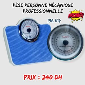 PESE PERSONNE MECANIQUE PROFESSIONNELLE 136 KG