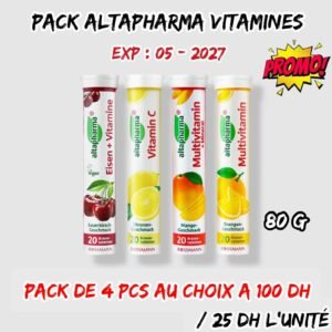 VITAMINES PACK DE 4 PCS