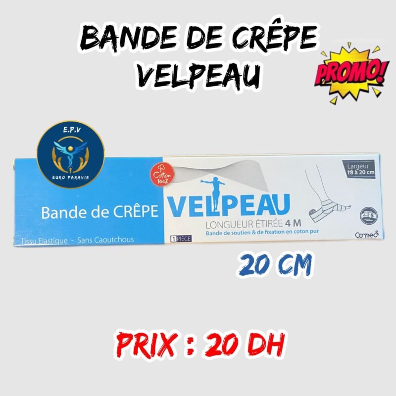 BANDE DE CREPE VELPEAU 20 CM