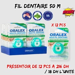 FIL DENTAIRE 50 M 12 PCS