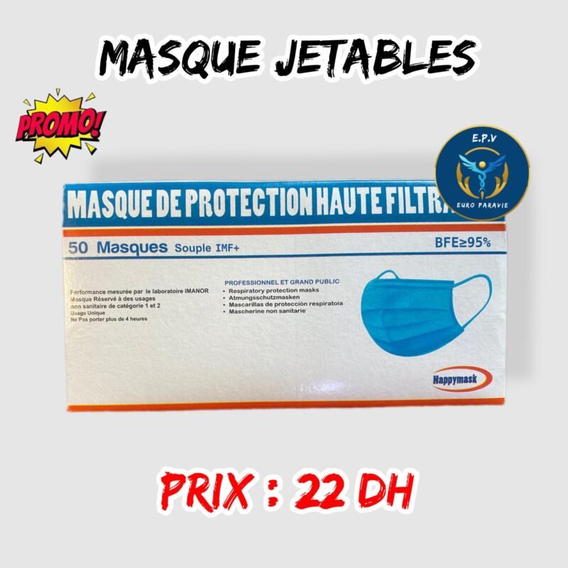 MASQUE JETABLES