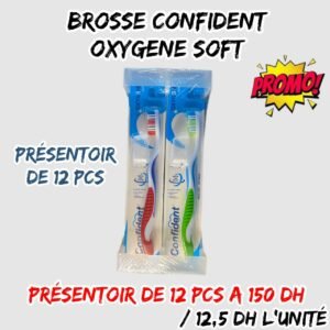 BROSSE CONFIDENT OXYGENE SOFT 12 PCS