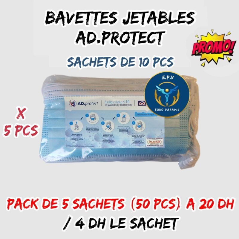 BAVETTES JETABLES AD.PROTECT