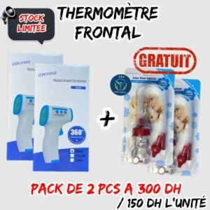 THERMOMETRE FRONTAL + 2 MOUCHE BEBE GRATUIT