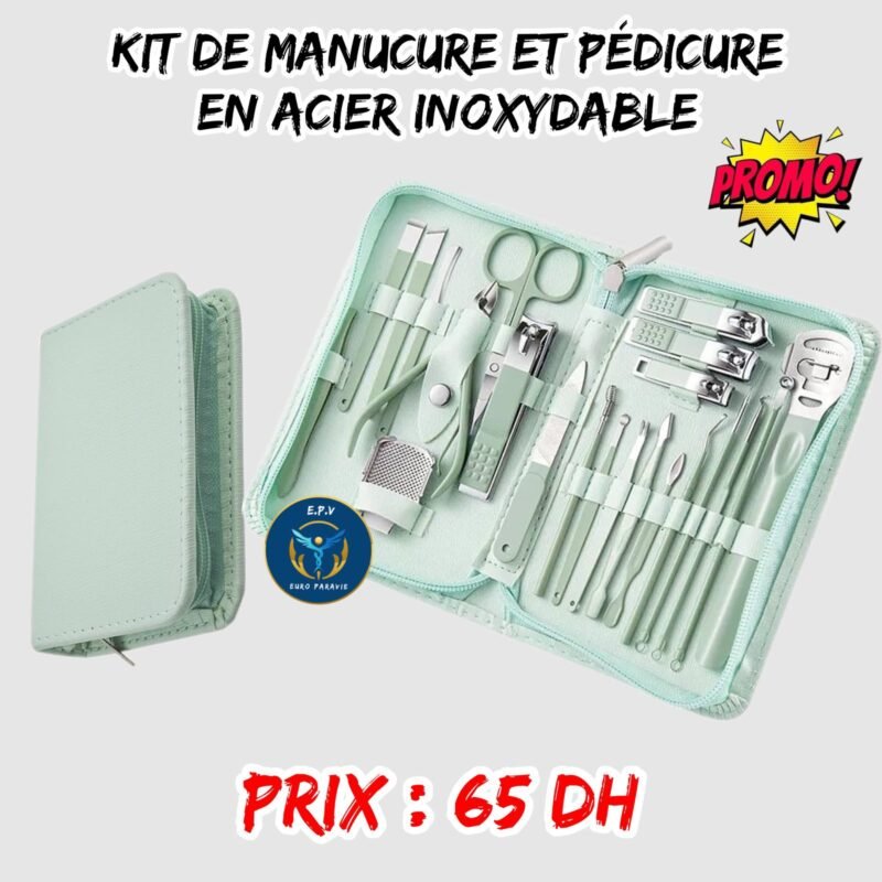 KIT DE MANUCURE ET PEDICURE