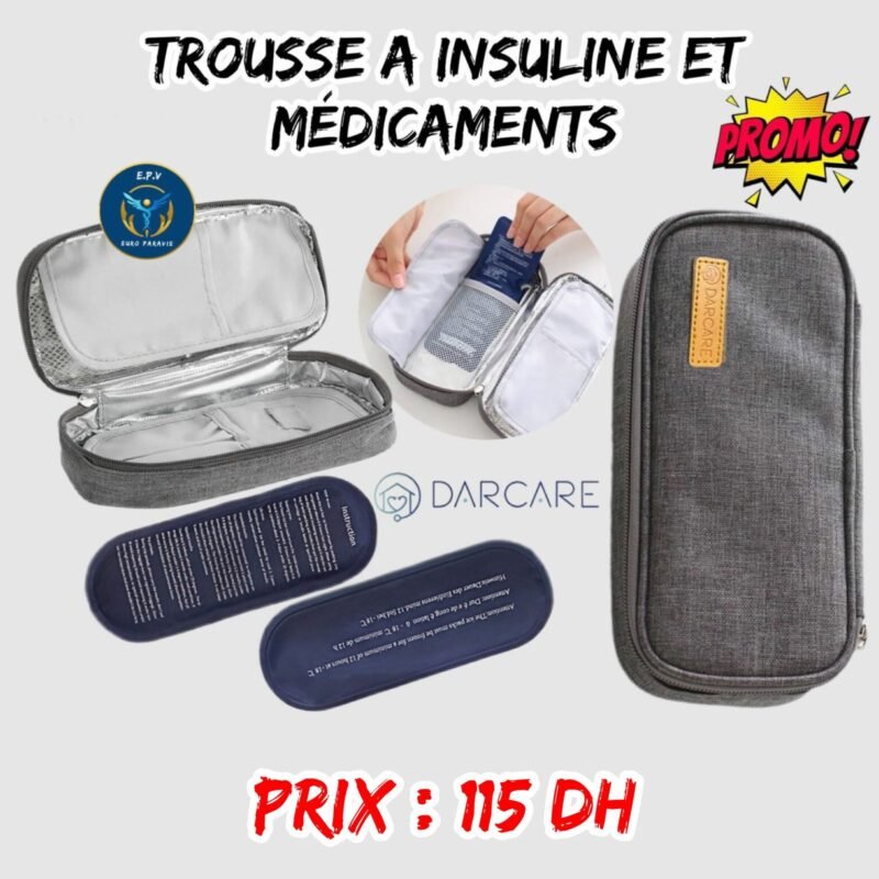 TROUSSE A INSULINE ET MEDICAMENTS