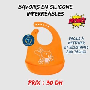 BAVOIRS EN SILICONE IMPERMÉABLES