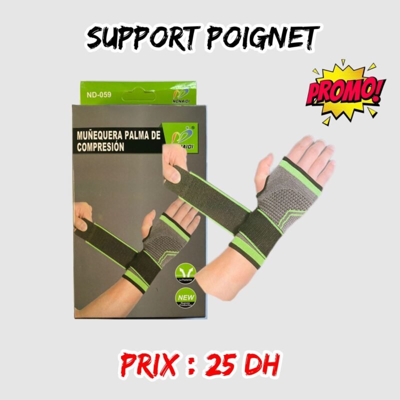 SUPPORT POUCE POIGNET { VERT }