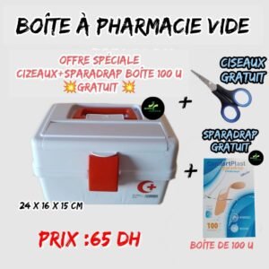 BOÎTE À PHARMACIE vide