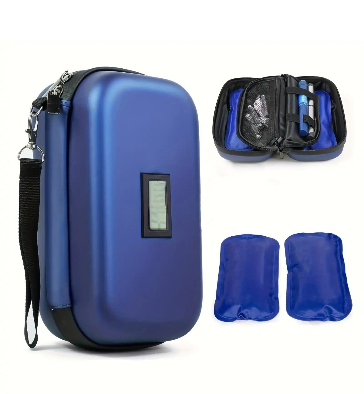 GLACIERE A INSULINE ET MEDICAMENTS BLEU. – Image 3