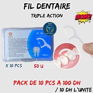 FIL DENTAIRE TRIPLE ACTION