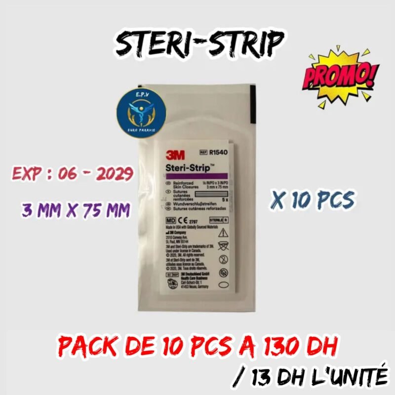 3M STERI-STRIP 3 MM X 75 MM