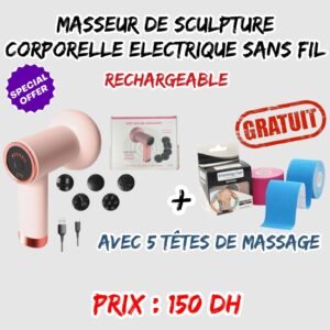 MASSEUR DE SCULPTURE CORPORELLE ELECTRIQUE SANS FIL