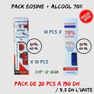 PACK EOSINE + ALCOOL 70%