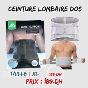 CEINTURE LOMBAIRE DOS TAILLE XL