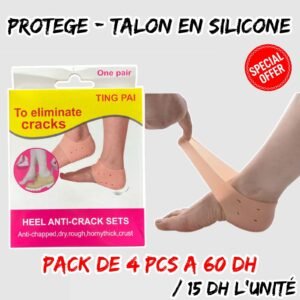 PROTEGE-TALON EN SILICONE PACK DE 4 PCS