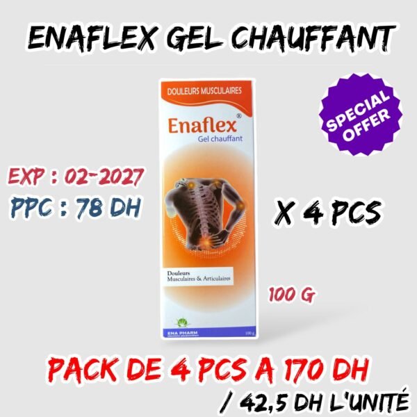 ENAFLEX GEL CHAUFFANT PACK DE 4 PCS