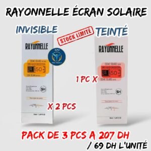 RAYONNELLE INVISIBLE 2 PCS + TEINTE 1 PC