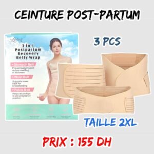 CEINTURE POST-PARTUM 3 PCS TAILLE 2XL