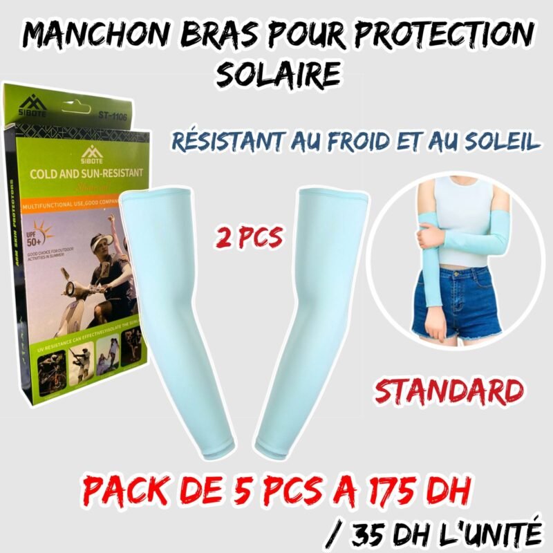 MANCHON BRAS BLEU CIEL 1106 5 PCS