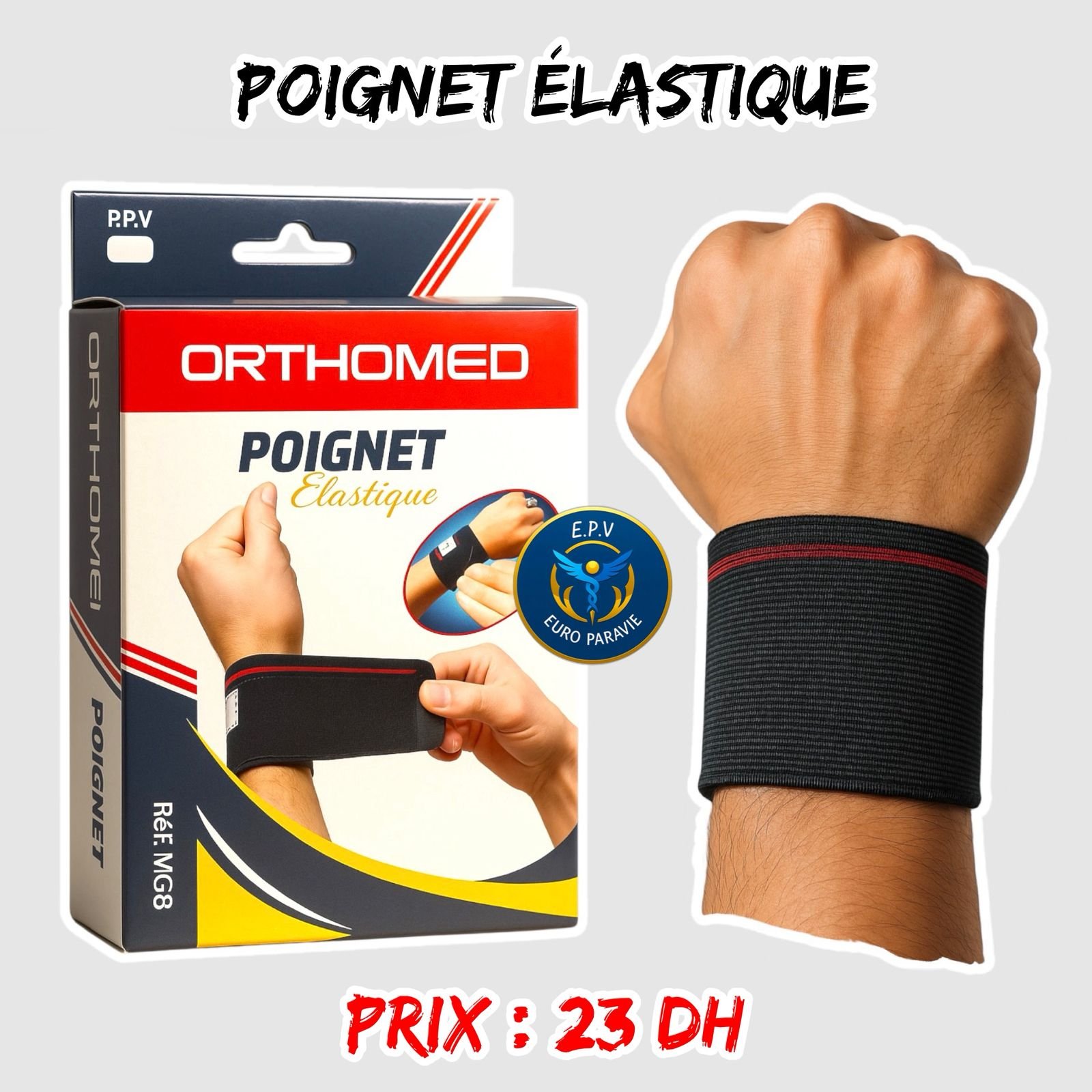 POIGNET ELASTIQUE MG8