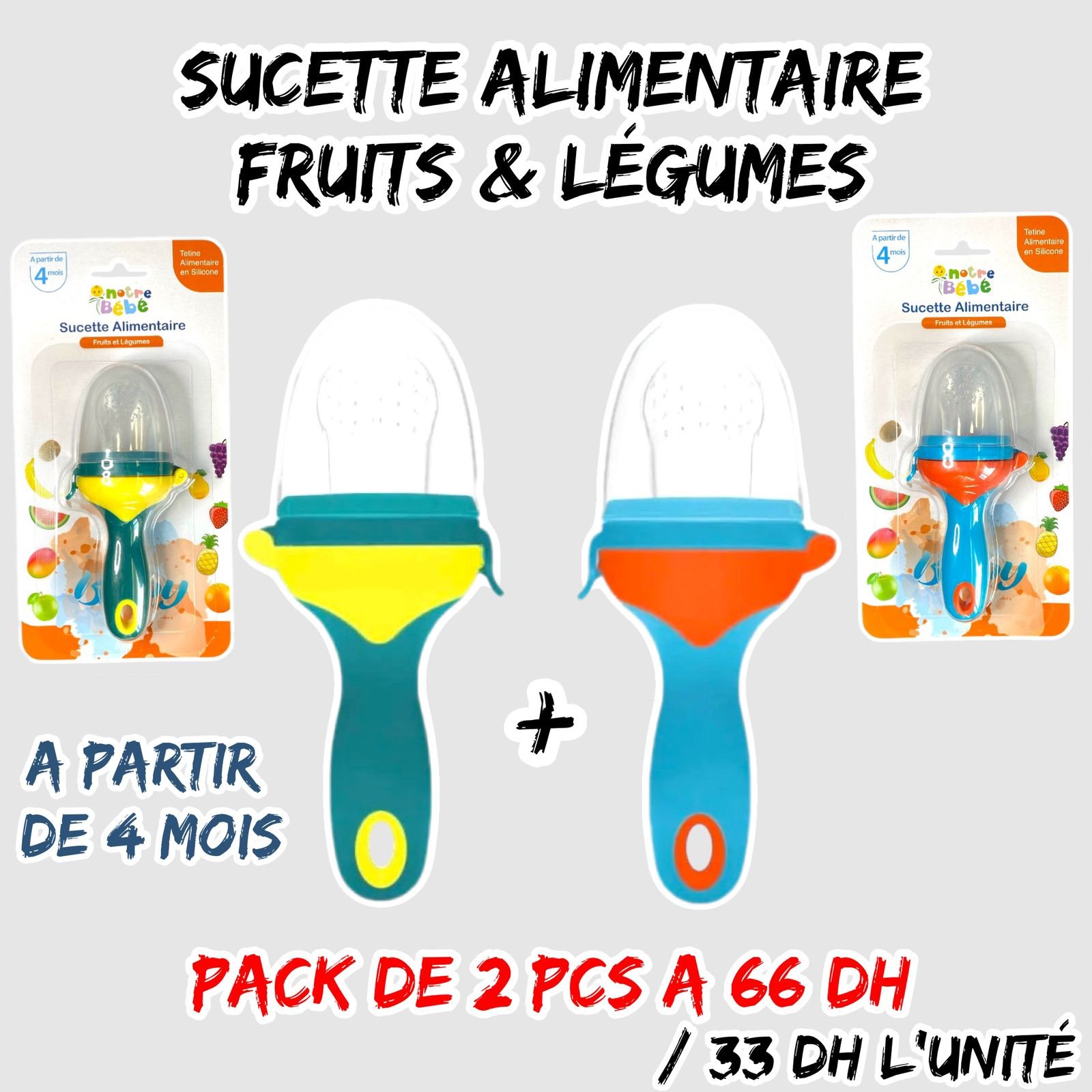 SUCETTE ALIMENTAIRE { FRUITS - LEGUMES }