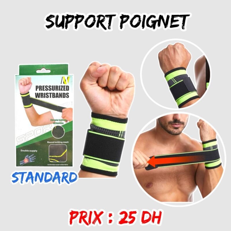 SUPPORT POIGNET { VERT }