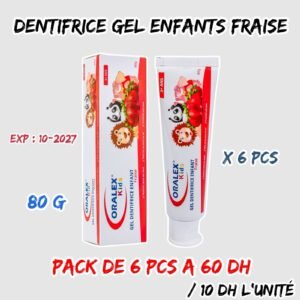 DENTIFRICE GEL ENFANTS FRAISE