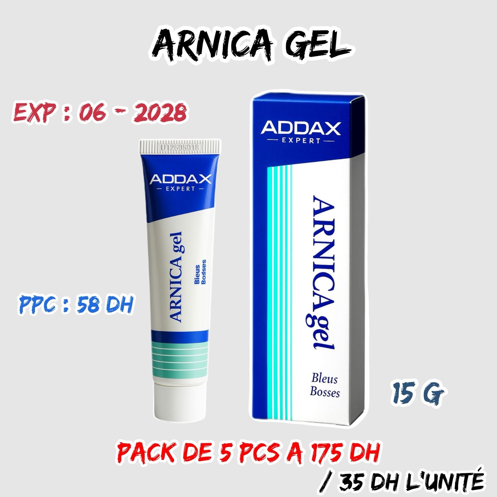 ADDAX ARNICA GEL 15G