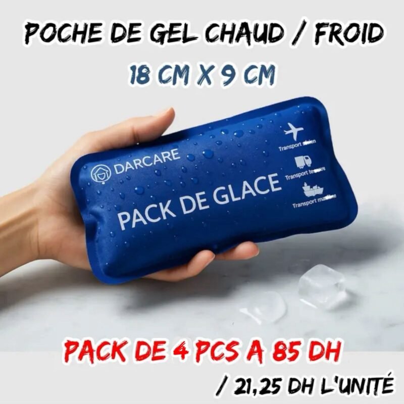 POCHE DE GEL CHAUD / FROID 18 CM X 9 CM