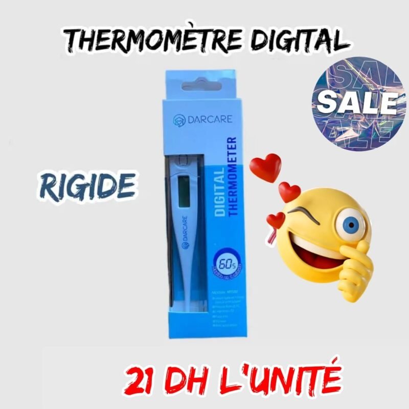 Thermomètre digital rigide.
