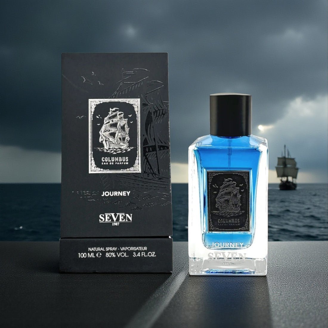 Columbus Journey Eau de Parfum 100 ml - longue tenue-Seven 1987 – Image 2