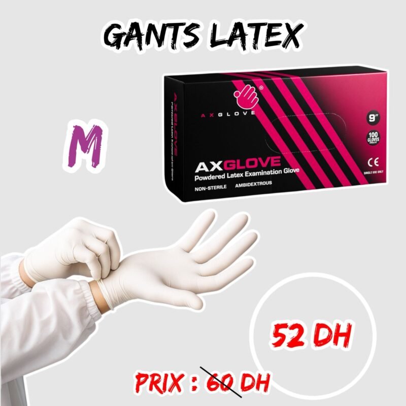 GANTS LATEX { S-M-L }