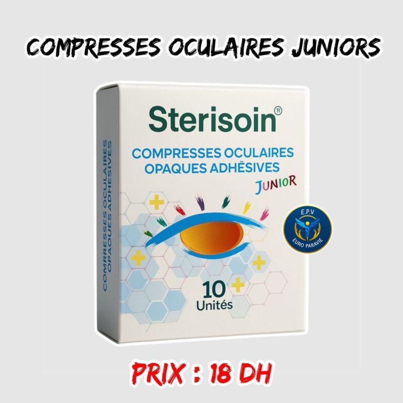 COMPRESSE OCULAIRE STERISOIN JUNIOR