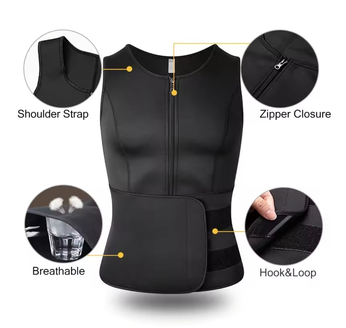 GILET DE SUDATION HOMME YN-91 – Image 3