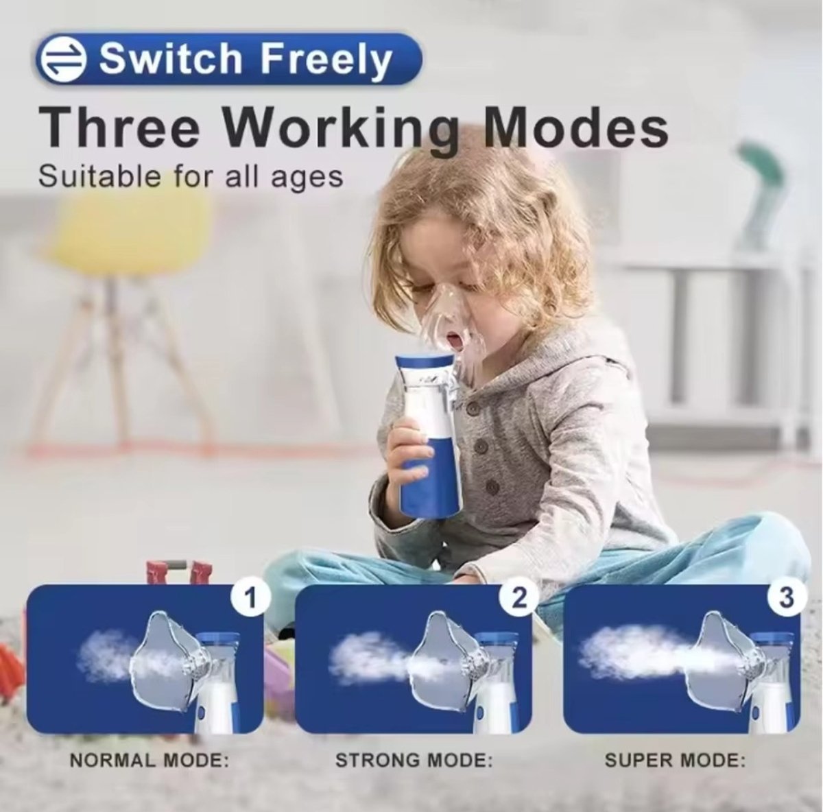 NEBULISEUR A MAILLE PORTABLE {ADULTES / ENFANTS} – Image 6