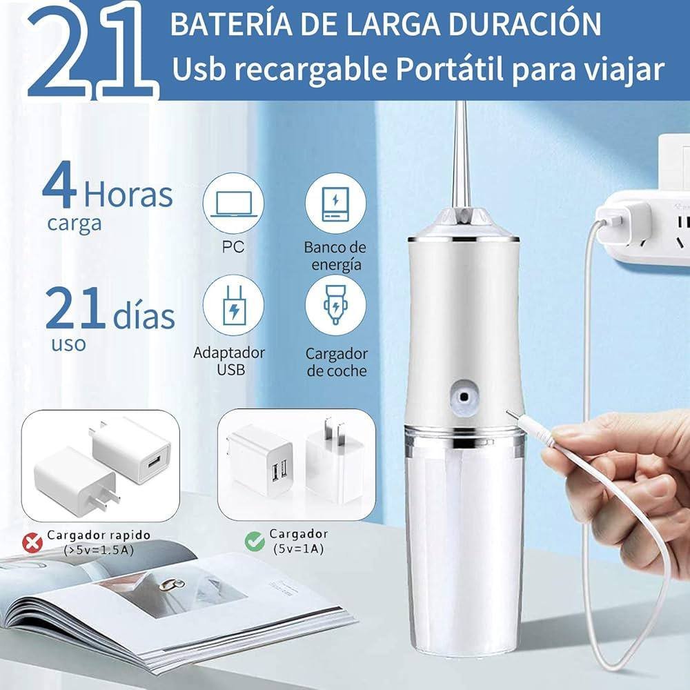 HYDROPULSEUR JET DENTAIRE SANS FIL { PACK DE 3PCS } – Image 6