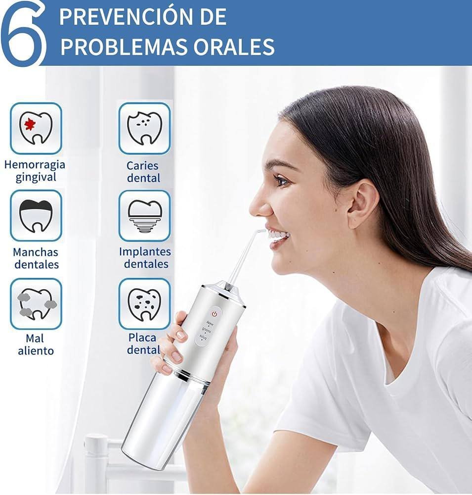 HYDROPULSEUR JET DENTAIRE SANS FIL { PACK DE 3PCS } – Image 2