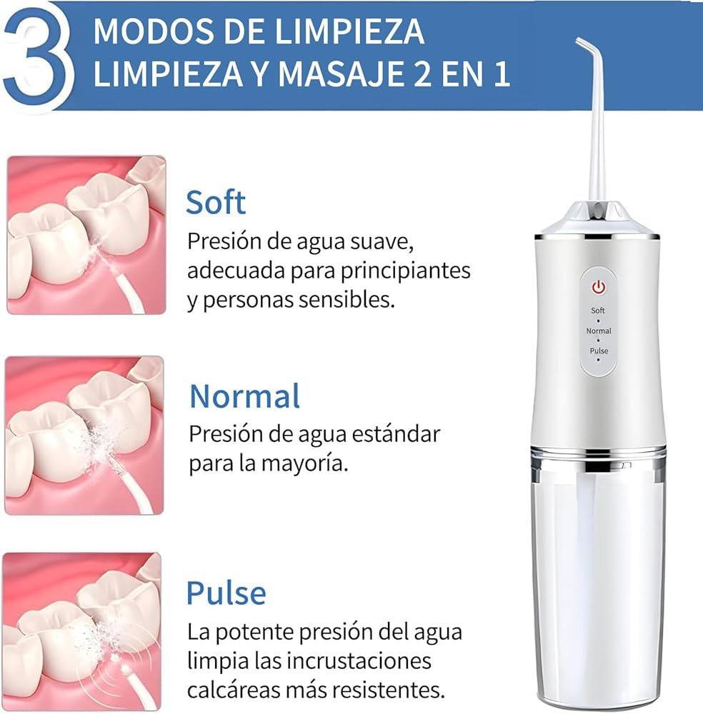 HYDROPULSEUR JET DENTAIRE SANS FIL { PACK DE 3PCS } – Image 3