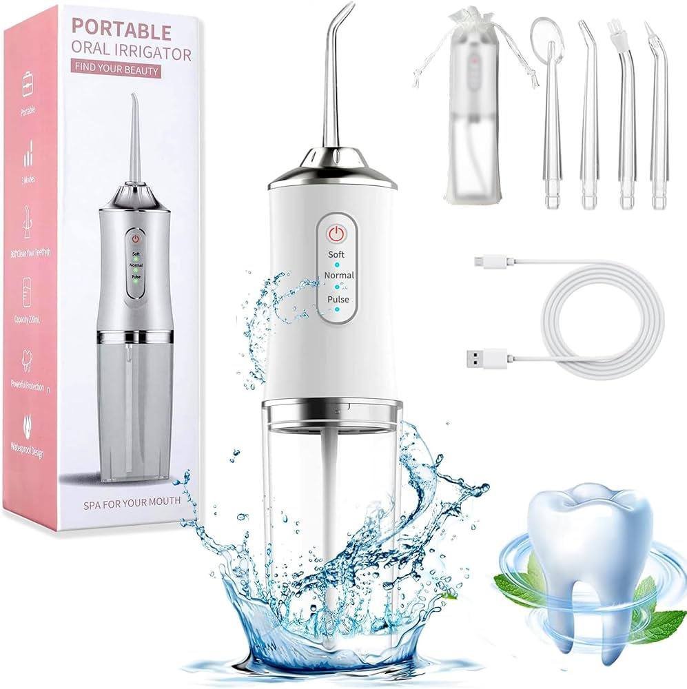 HYDROPULSEUR JET DENTAIRE SANS FIL { PACK DE 3PCS } – Image 7