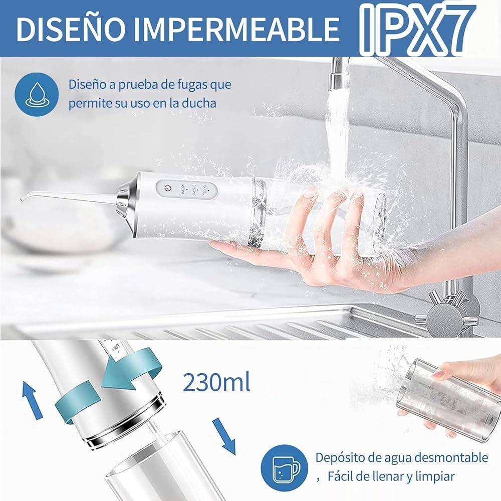 HYDROPULSEUR JET DENTAIRE SANS FIL { PACK DE 3PCS } – Image 8