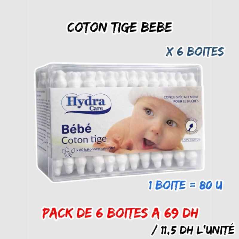 COTON TIGE BEBE 80U
