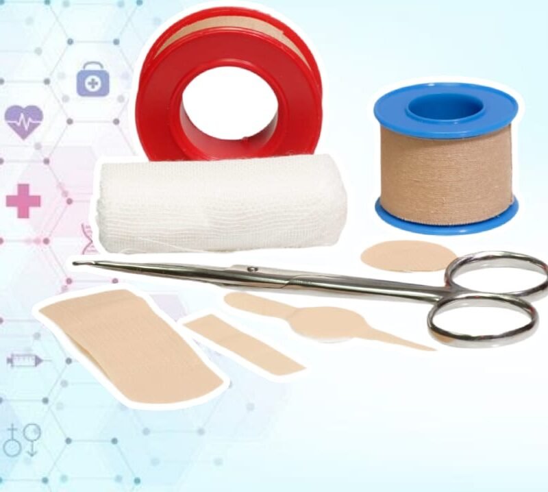 *COMPRESSES* *SPARADRAPS* *BANDE* *PANSEMENT*