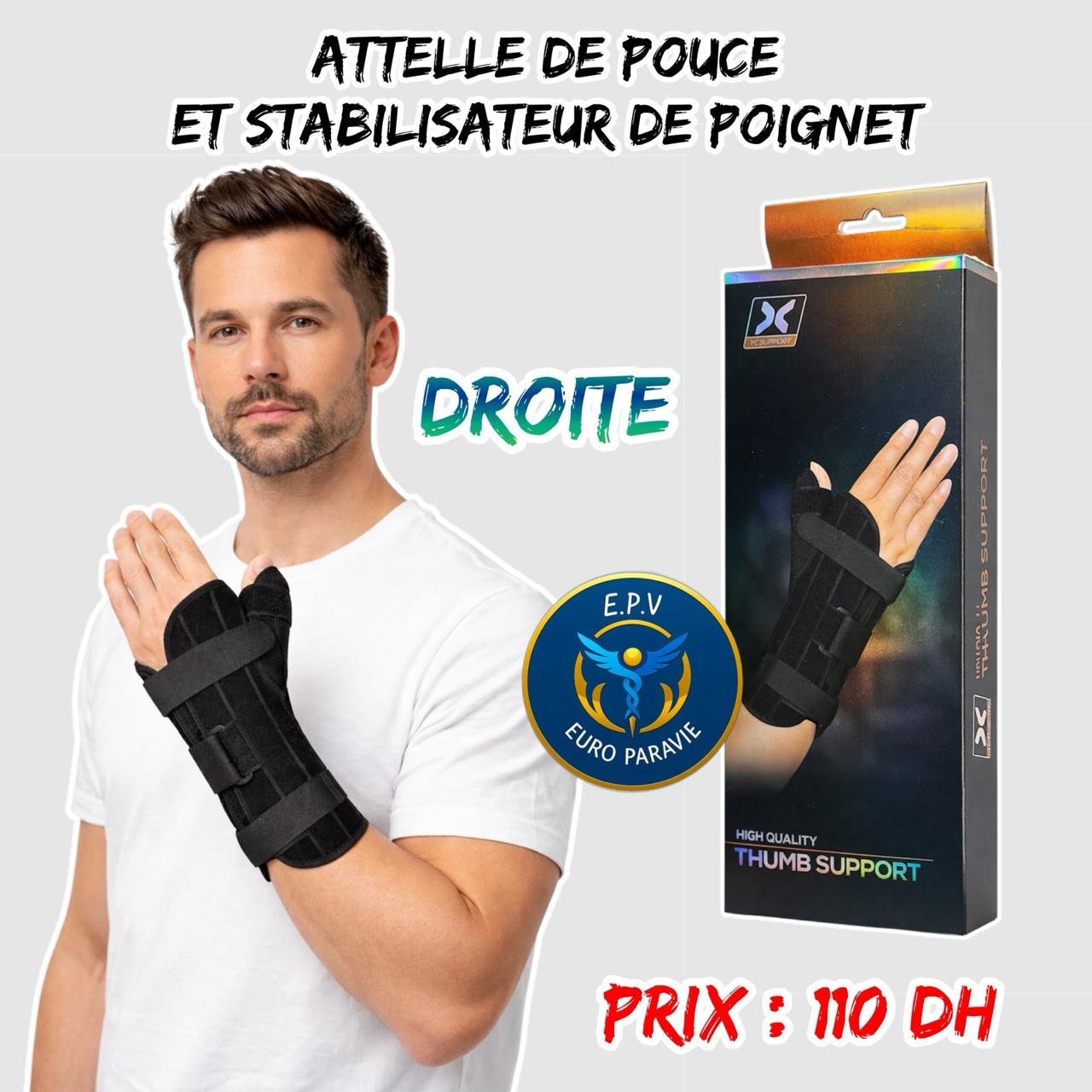 ATTELLE DE POUCE ET STABILISATEUR DE POIGNET 5276