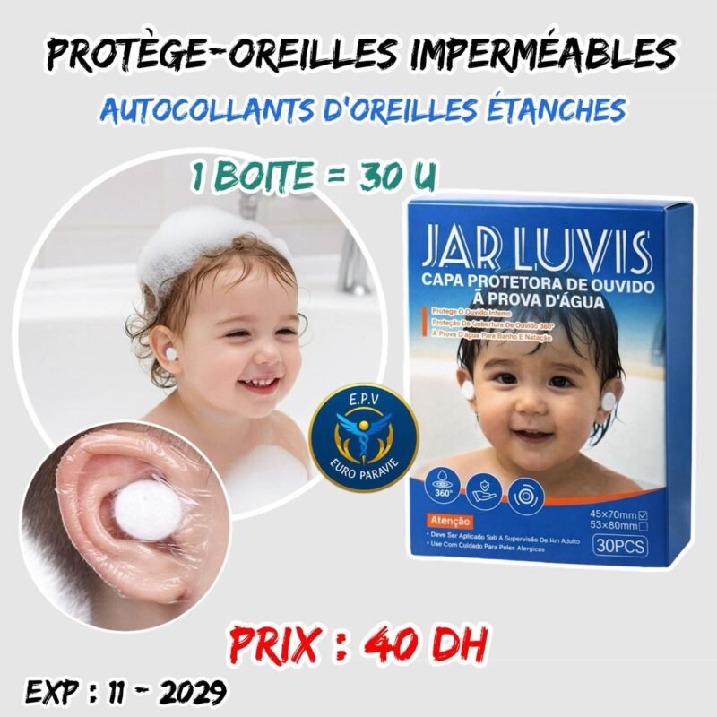 PROTEGE D’OREILLE BEBE IMPERMÉABLES 30U