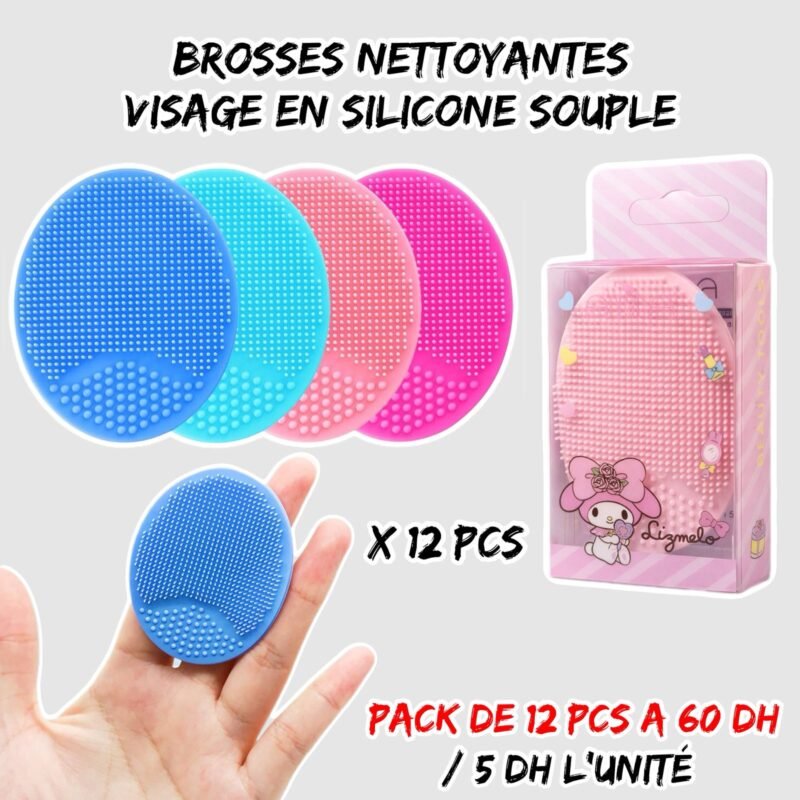 BROSSES NETTOYANTES VISAGE EN SILICONE