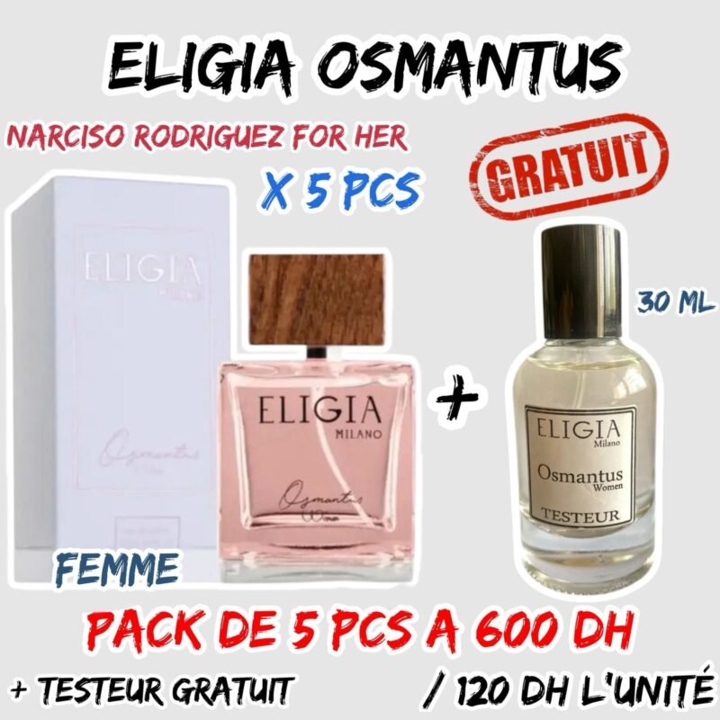 Eligia osmontus. Pack de 5 pcs+ testeur gratuit.