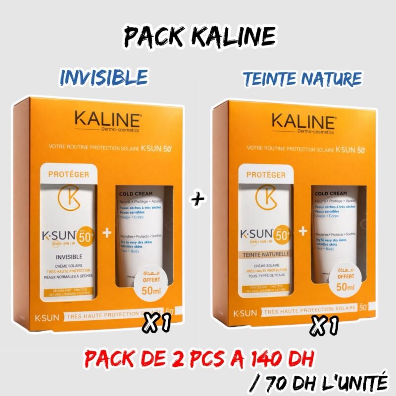 PACK KALINE { INVISIBLE + TEINTE NATURELLE }