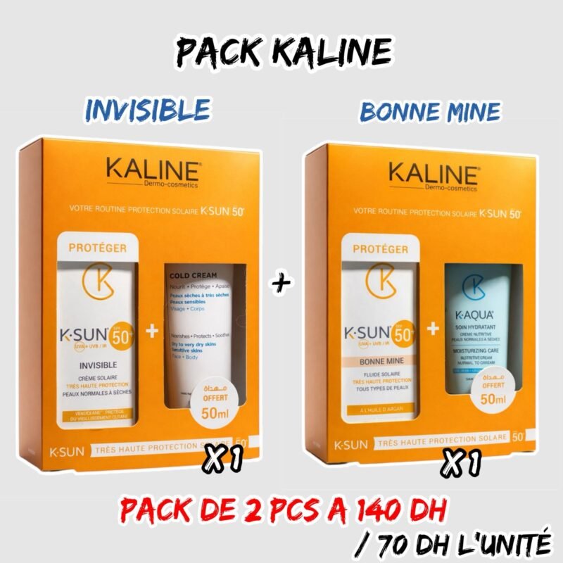 PACK KALINE { INVISIBLE + BONNE MINE }