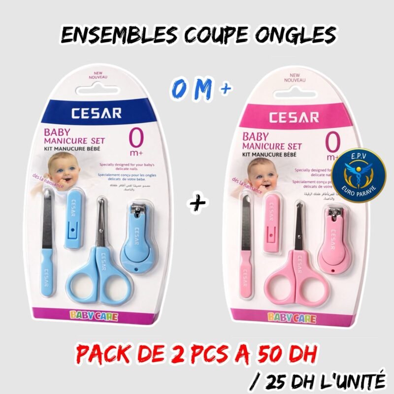 ENSEMBLE COUPE ONGLES X 2PCS